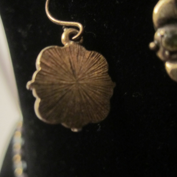 Dainty Crystal Necklace Earrings Set Vintage VTG - Picture 6 of 7